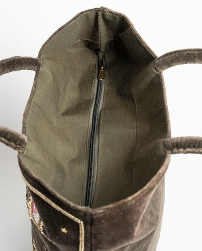 Bolso shopper Stelar verde Piti Cuiti