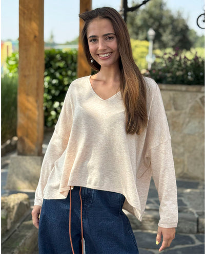 Jersey Leila beige Orfeo París