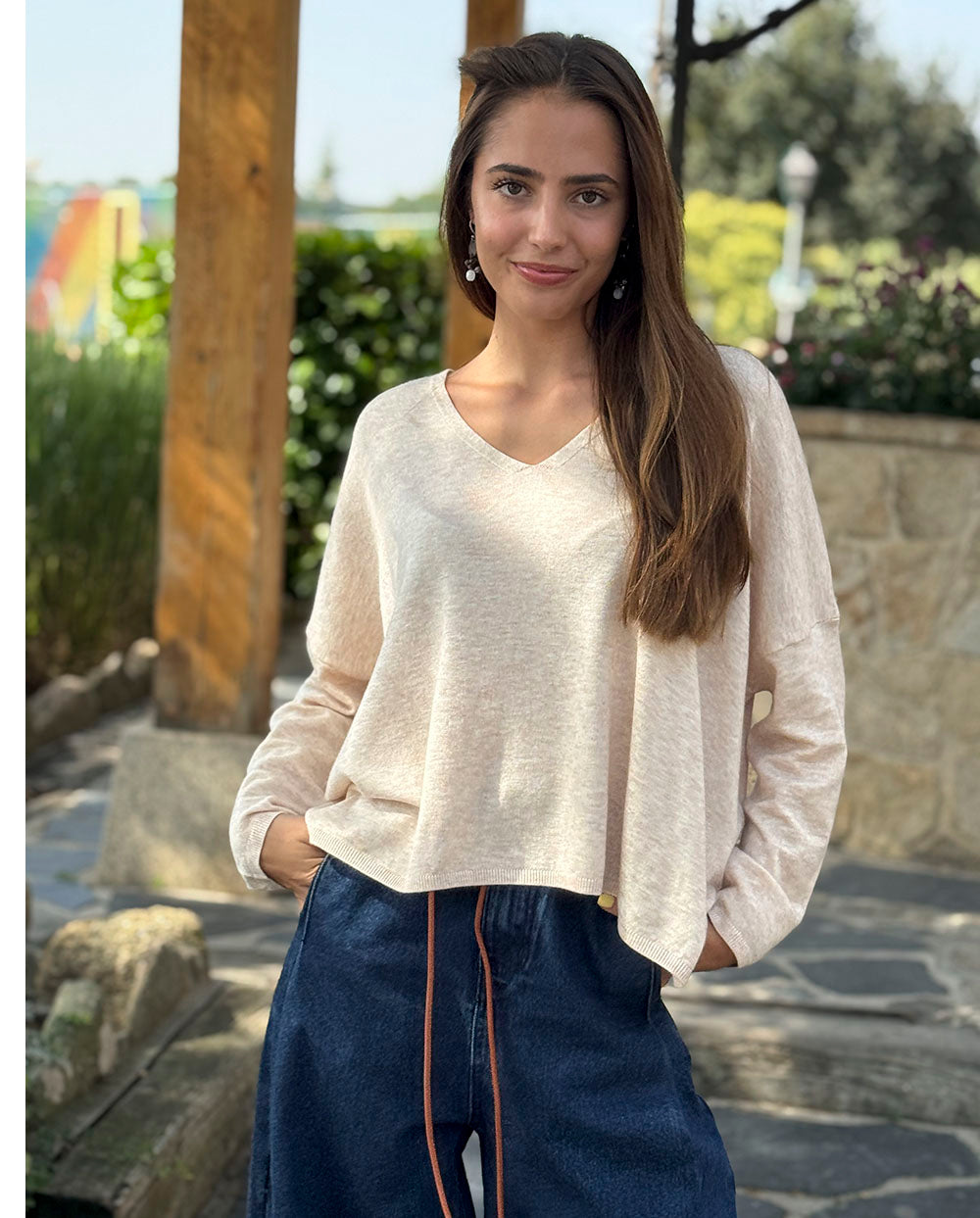 Jersey Leila beige Orfeo París