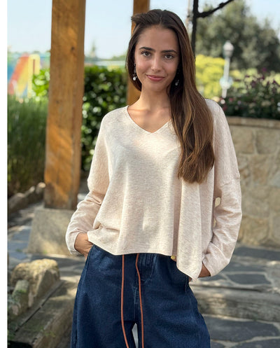 Jersey Leila beige Orfeo París