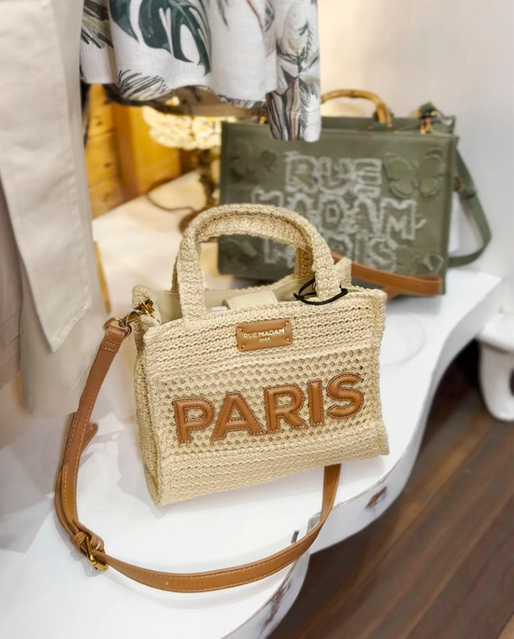 Bolso mini Tote L'Avana natural Rue Madam Paris