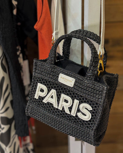 Bolso mini Tote L'Avana negro Rue Madam Paris