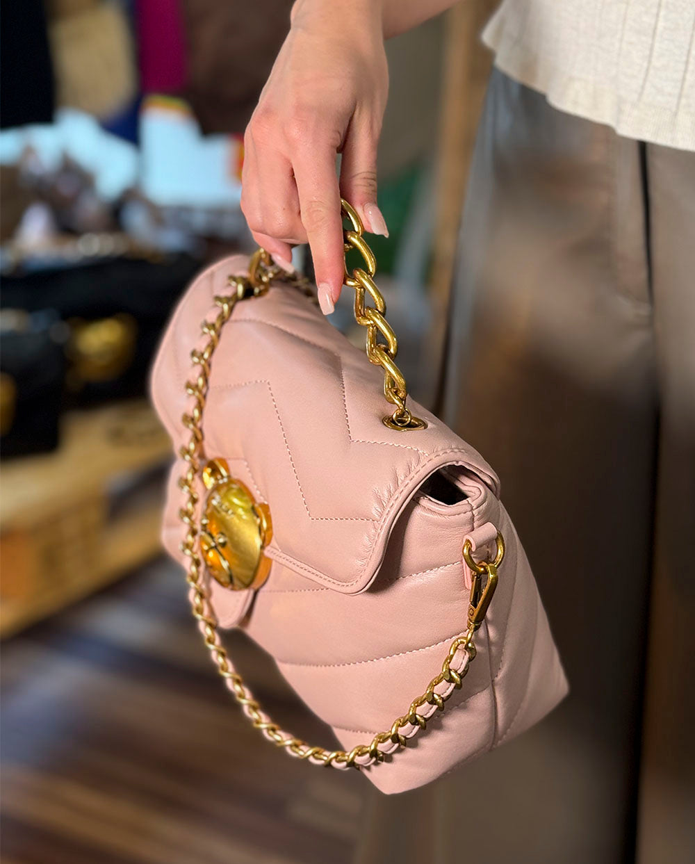 Bolso bandolera Puffy nude XS Rue Madam Paris