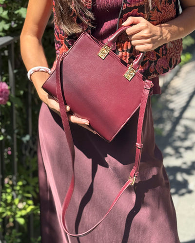 Bolso Mini Tote Iconique vino Rue Madam Paris