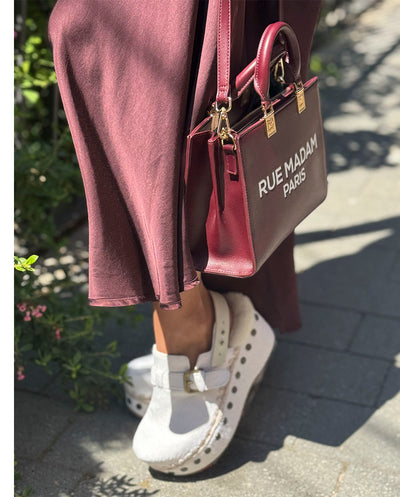 Bolso Mini Tote Iconique vino Rue Madam Paris