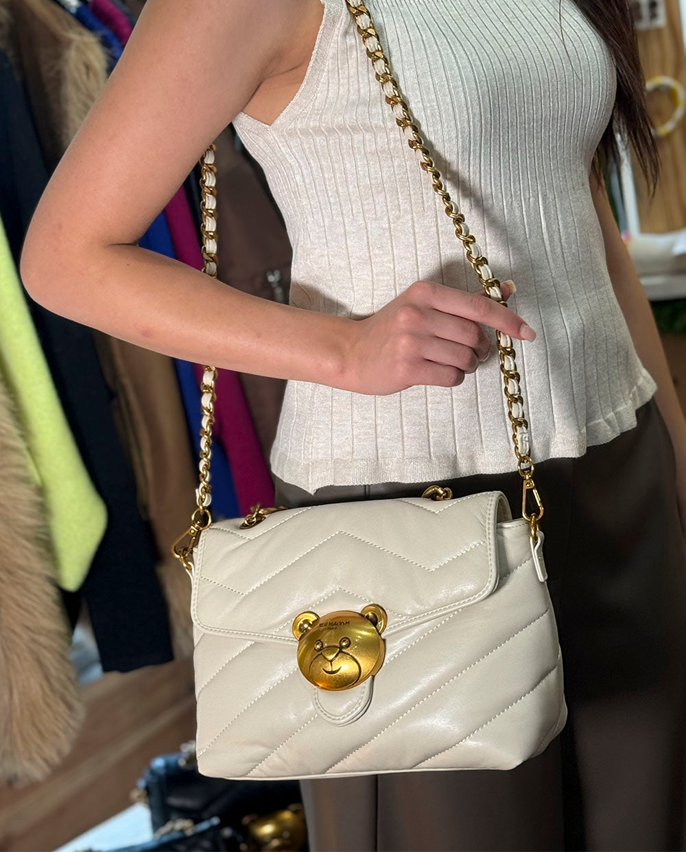 Saco de compras revermont Vermont conhaque Rue Madam Paris