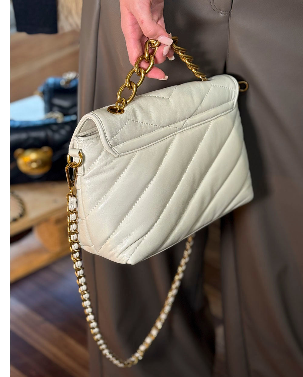 Saco de compras revermont Vermont conhaque Rue Madam Paris