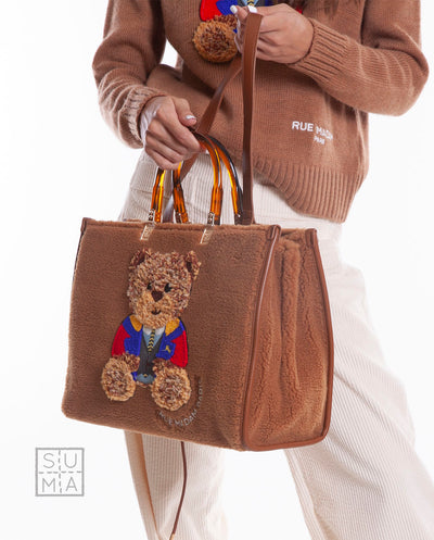 Saco de compras revermont Vermont conhaque Rue Madam Paris