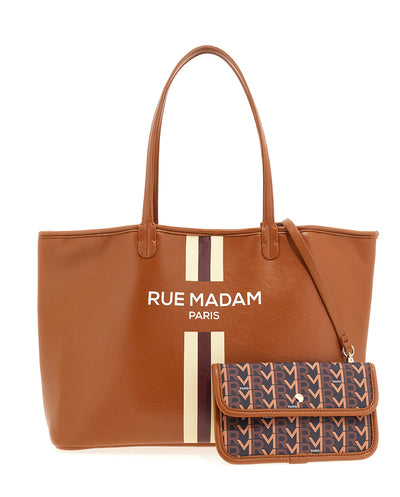 Saco de compras revermont Vermont conhaque Rue Madam Paris