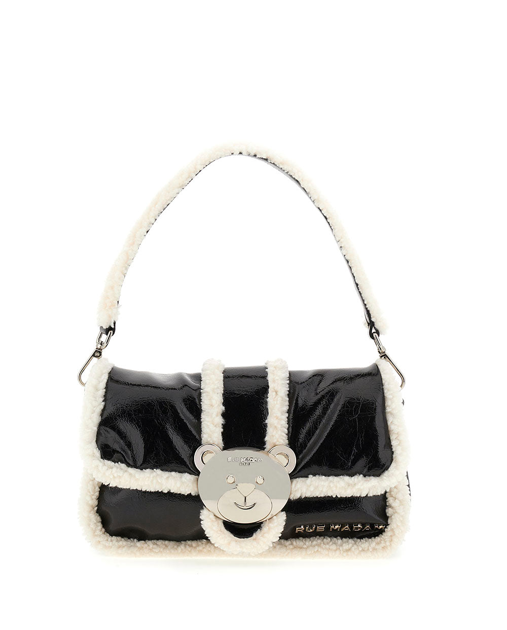 Bolso Teddy It bag negro metalizado Rue Madam Paris