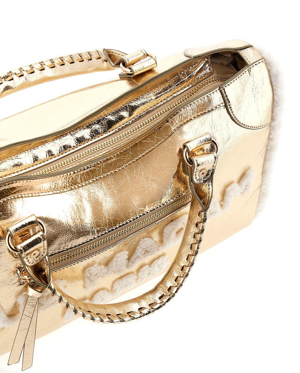 Bolso Tote Shine oro metálico Rue Madam Paris