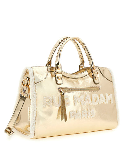 Bolso Tote Shine oro metálico Rue Madam Paris