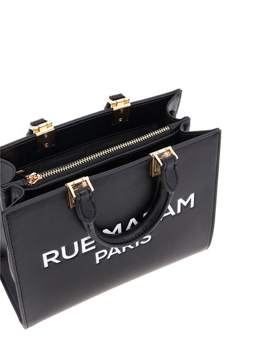 Bolso Mini Tote Iconique negro Rue Madam Paris
