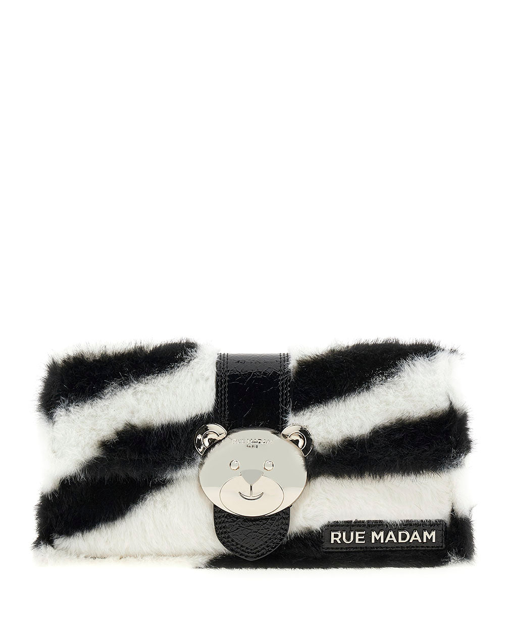 Bolso de mano Teddy It bag Alaska pelo zebra Rue Madam Paris