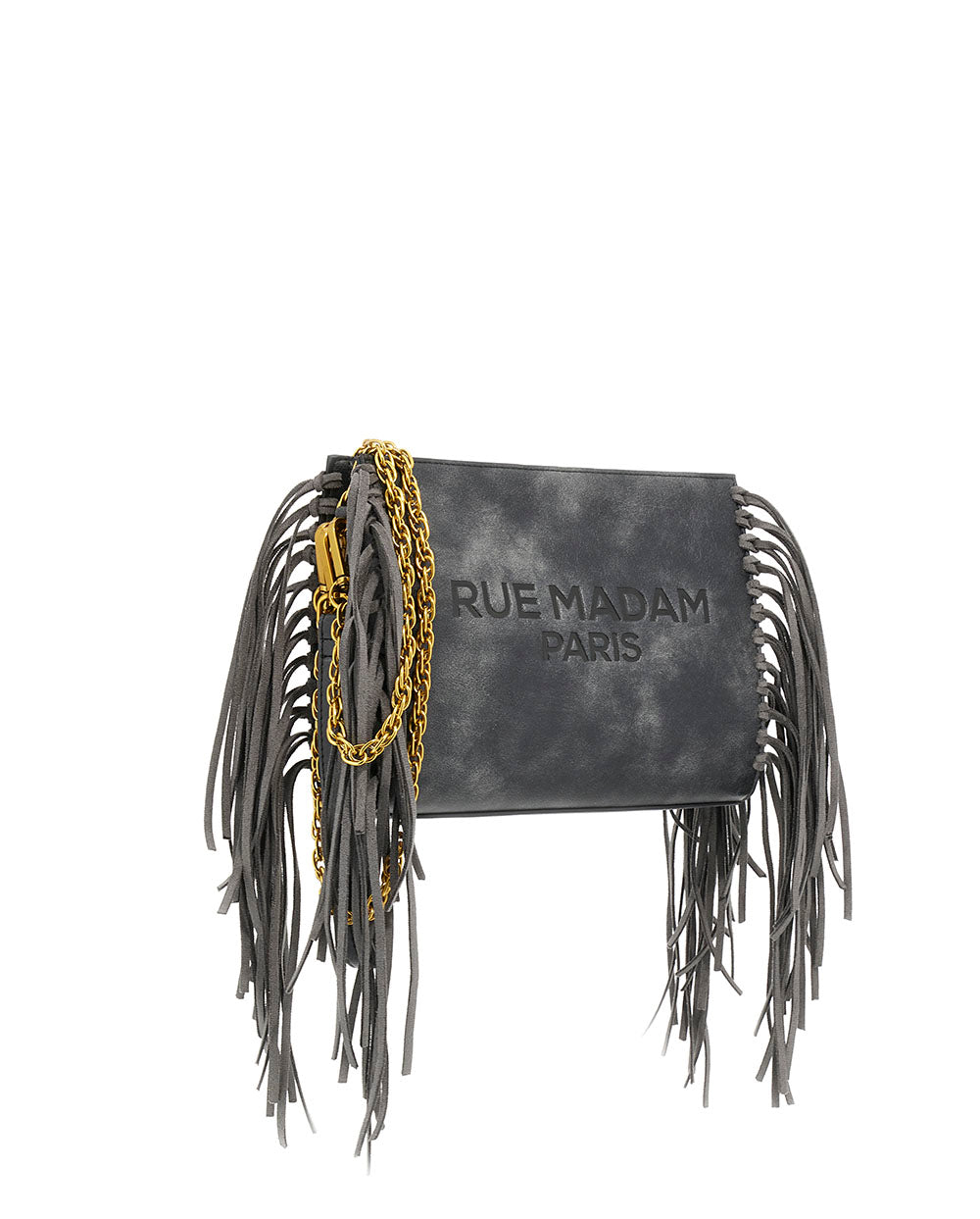 Bolso Clutch Texas negro vintage Rue Madam Paris