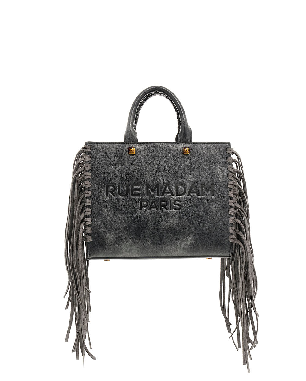 Bolso Mini Tote Texas negro vintage Rue Madam Paris