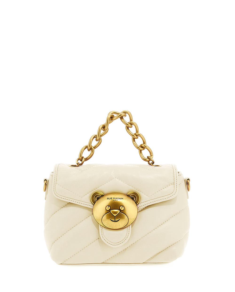 Bolso bandolera Puffy crema XS Rue Madam Paris