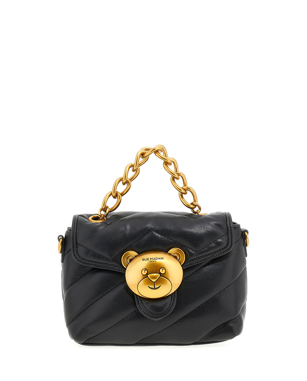 Bolso bandolera Puffy negro XS Rue Madam Paris