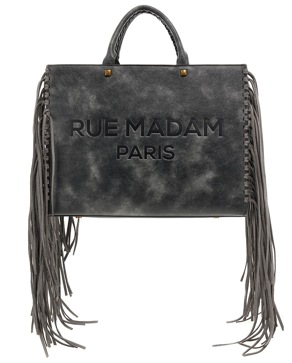 Bolso Tote Texas negro vintage Rue Madam Paris