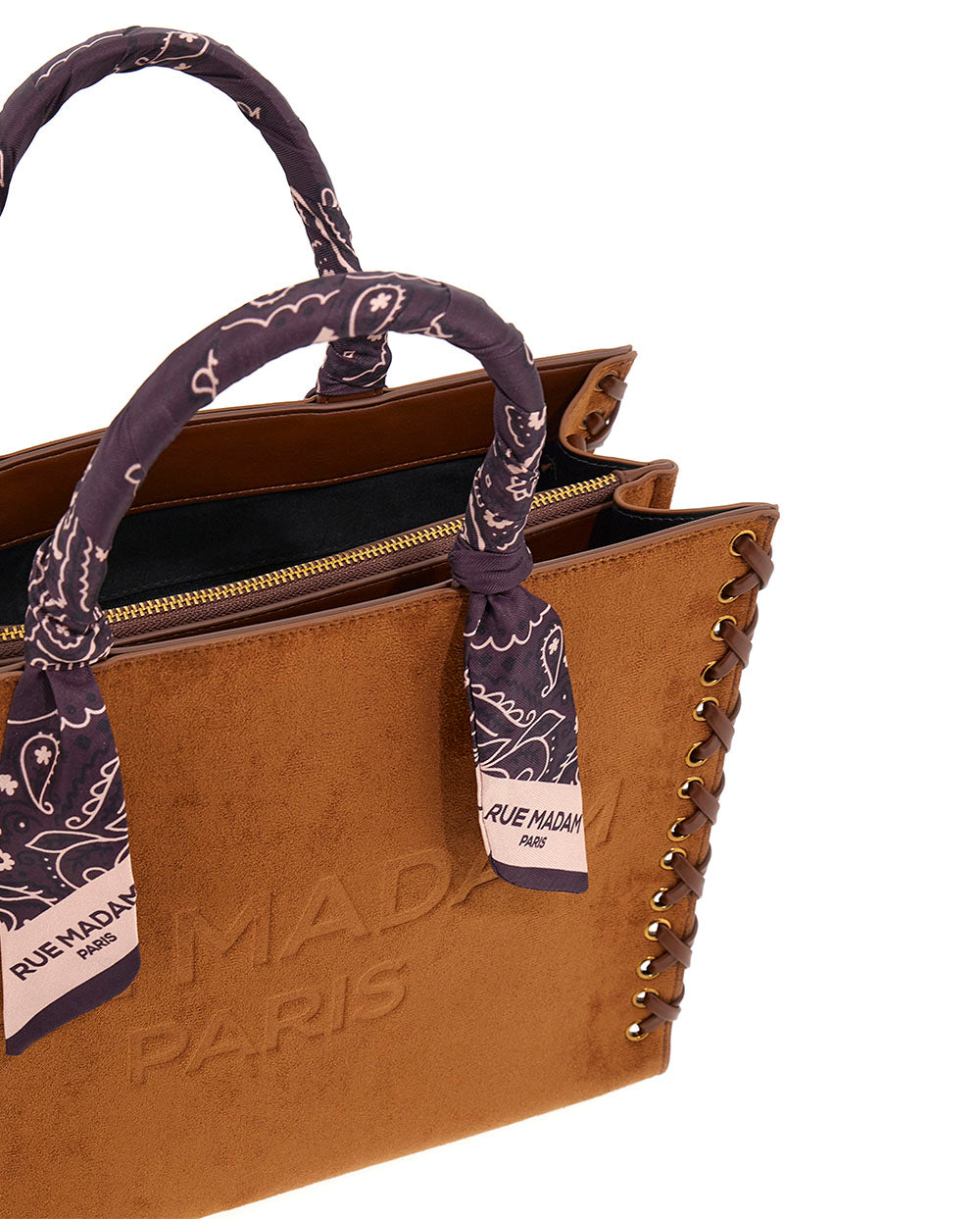 Saco de compras revermont Vermont conhaque Rue Madam Paris
