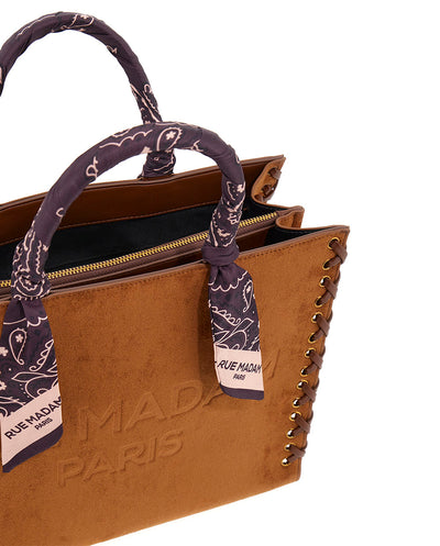 Saco de compras revermont Vermont conhaque Rue Madam Paris