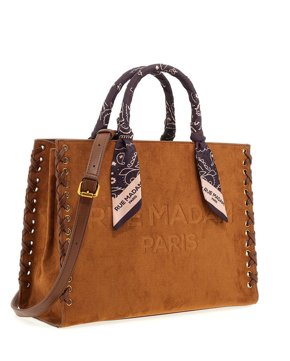 Saco de compras revermont Vermont conhaque Rue Madam Paris