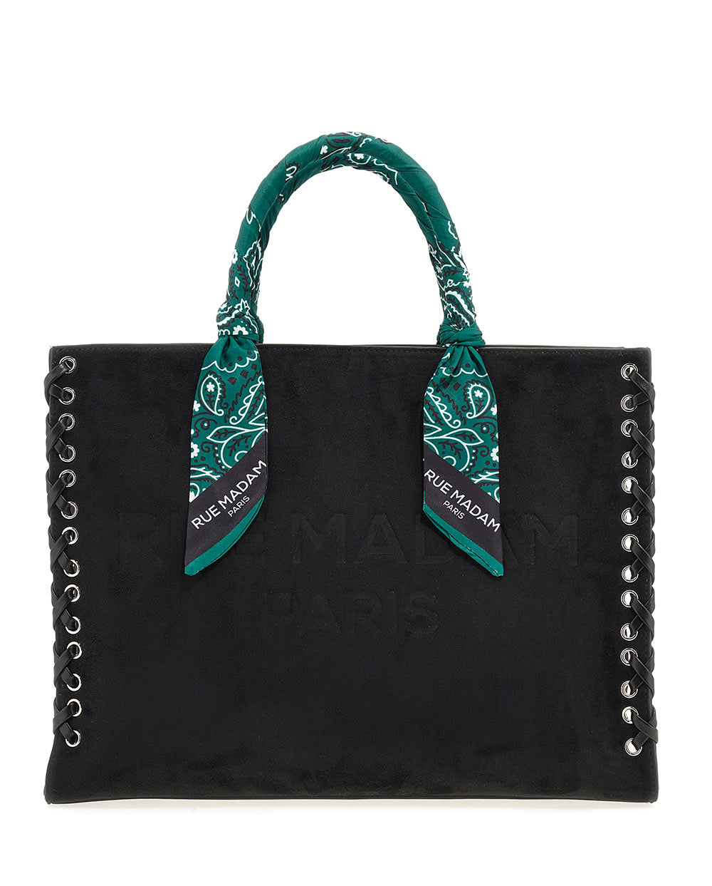 Bolso Tote Apache ante negro Rue Madam Paris