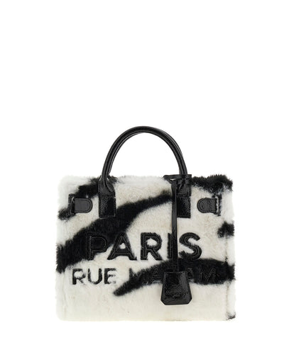 Bolso Mini Tote Alaska pelo zebra Rue Madam Paris