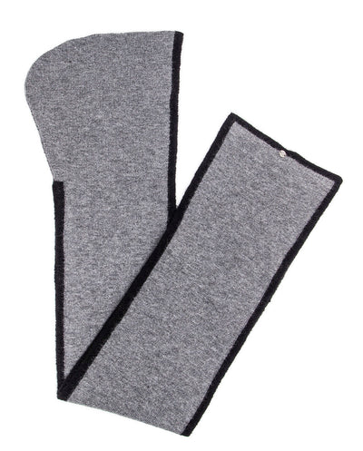 Bufanda capucha gris Rüga