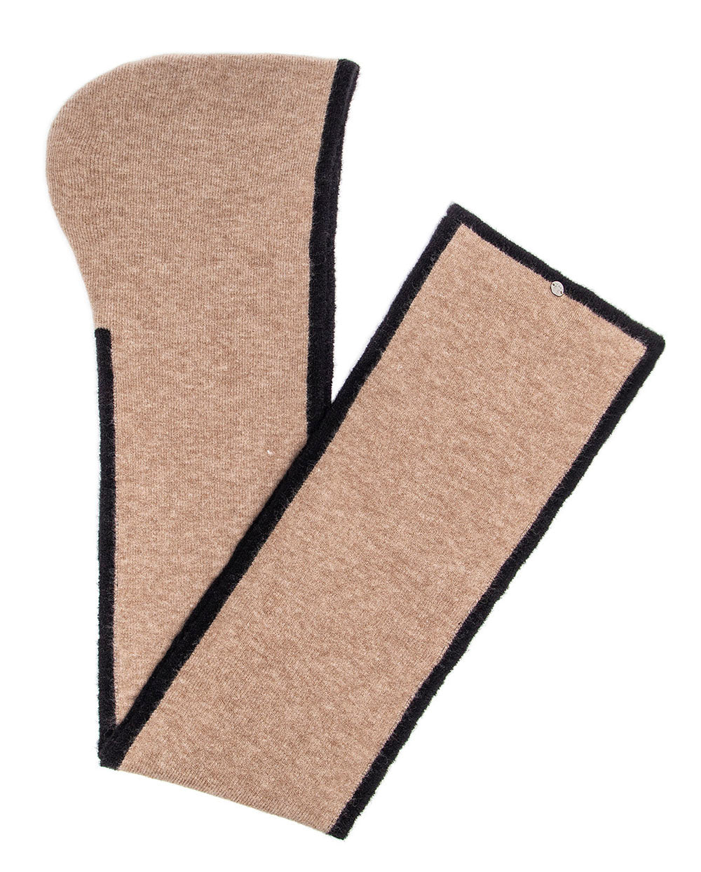 Bufanda capucha camel Rüga