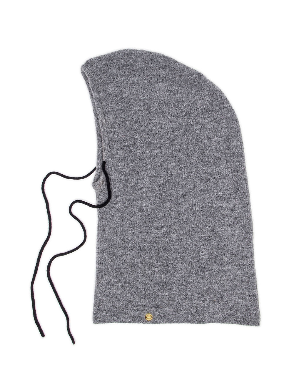 Balaclava gris cordón negro Rüga
