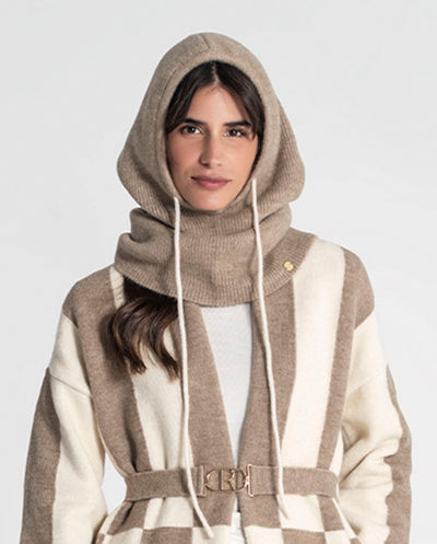 Balaclava topo cordón blanco Rüga