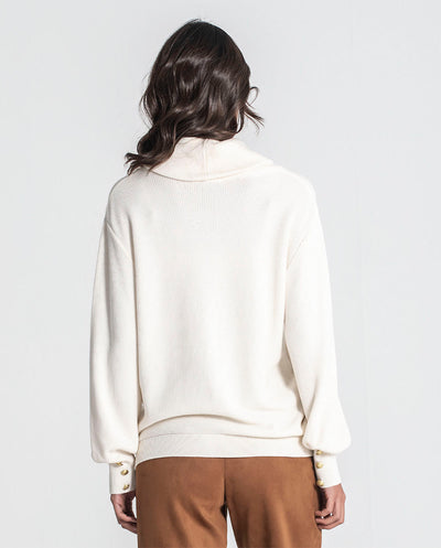 Jersey cuello vuelto RG relieve crudo Rüga