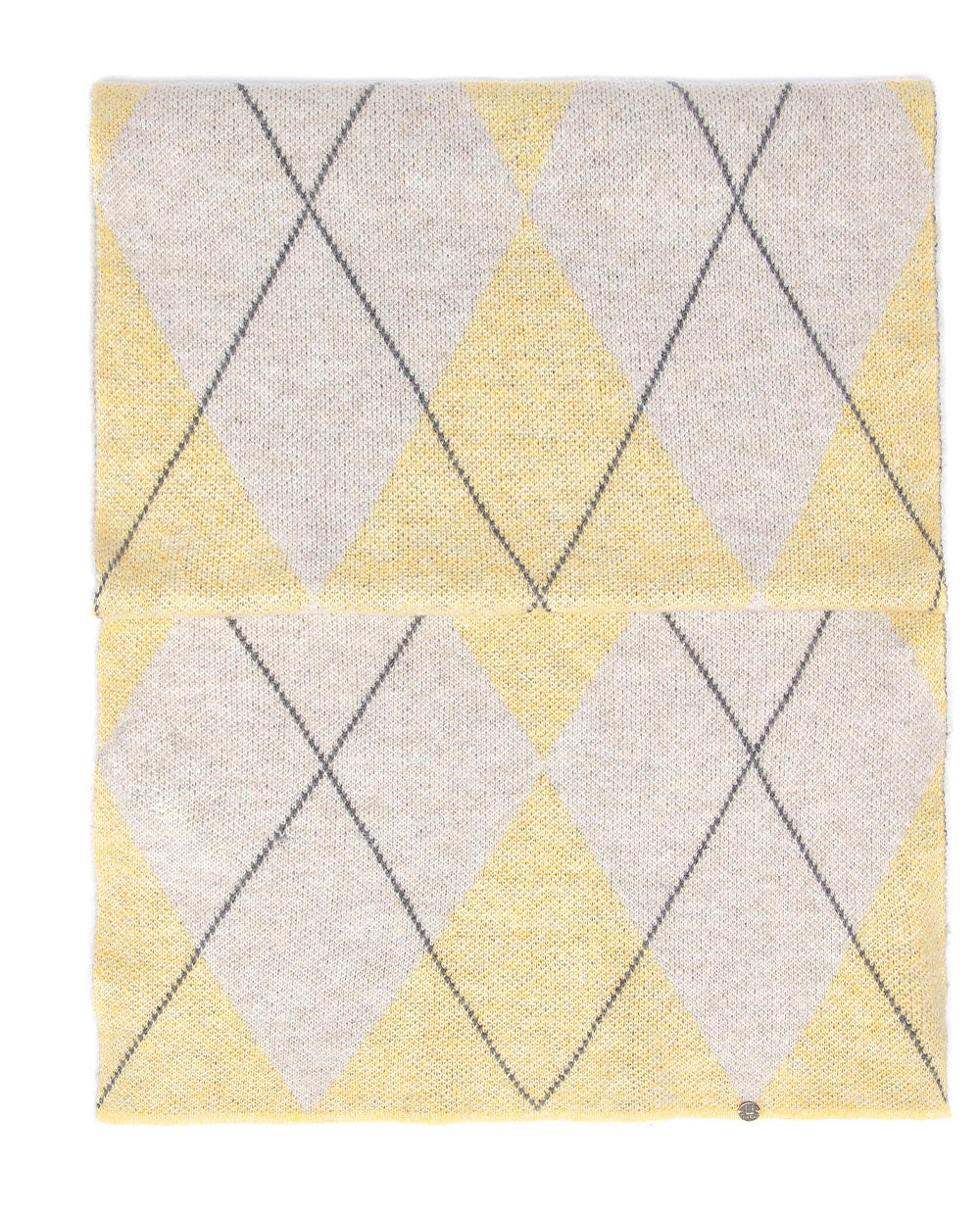 Bufanda jacquard rombos mantequilla Rüga