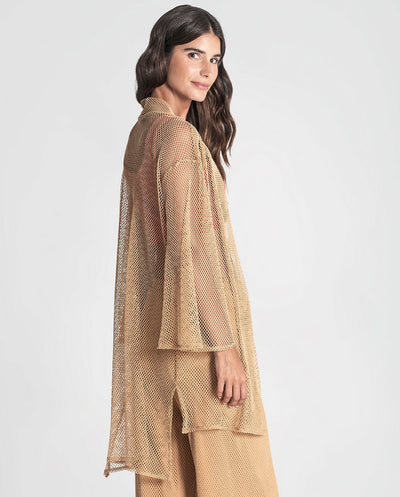Chaqueta red manga kimono camel Rüga