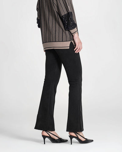 Pantalón flare negro Rüga