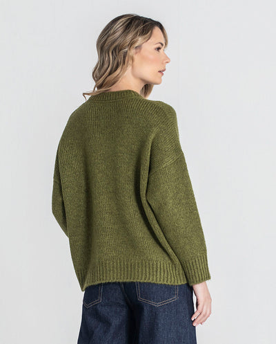 Jersey corazones verde oliva Rüga