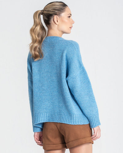 Jersey corazones azul Rüga