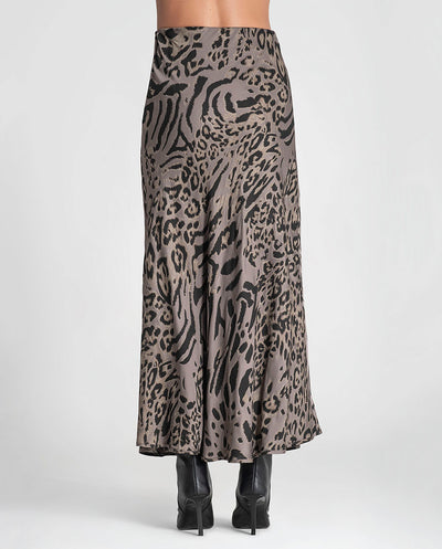 Falda larga animal print  Rüga