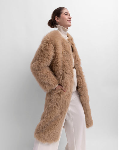 Abrigo reversible pelo caramelo Urban Code