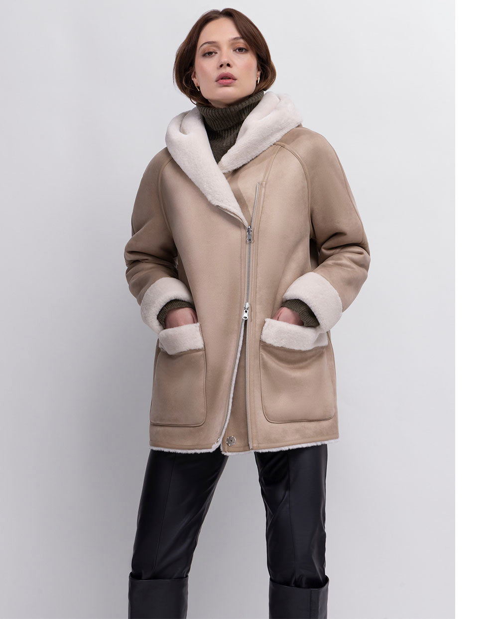 Chaqueta reversible capucha topo Urban Code