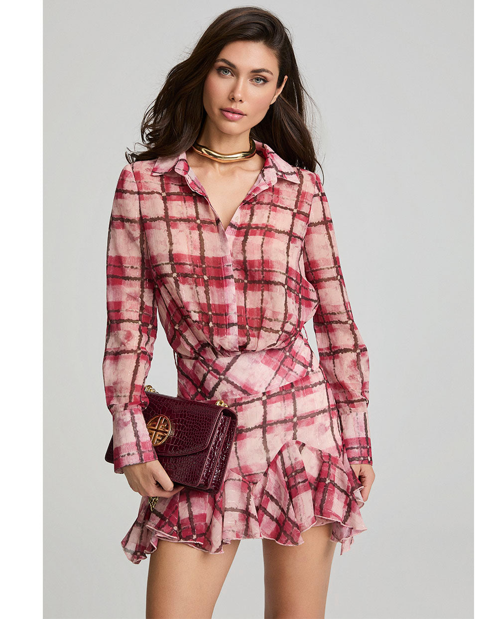 Vestido Guinda Fetiche Suances