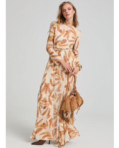 Vestido Plumas Fetiche Suances