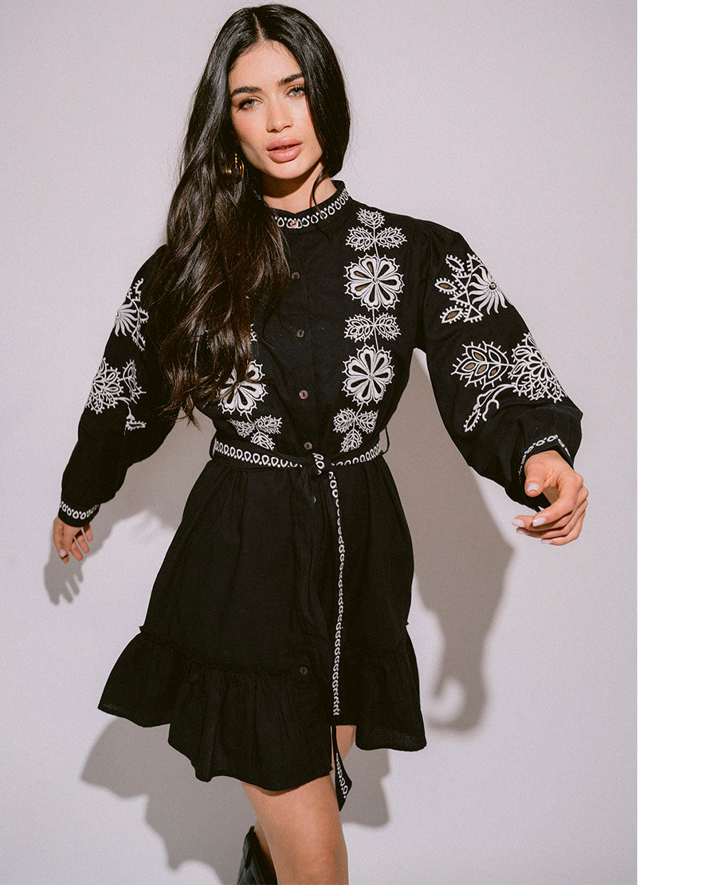 Vestido corto Verona Black&white Piti Cuiti