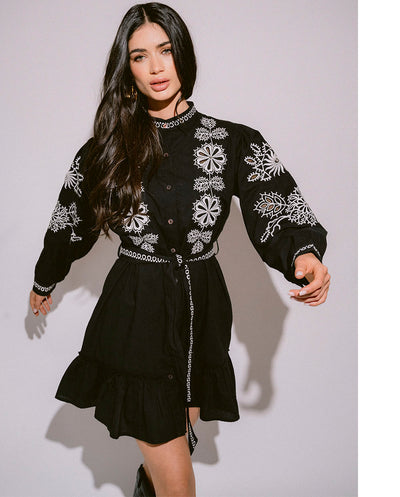 Vestido corto Verona Black&white Piti Cuiti