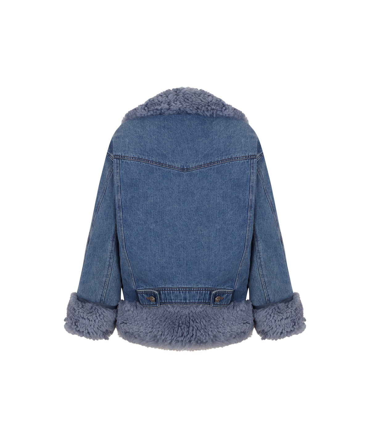 Chaqueta denim azul borreguito LeCRUEL