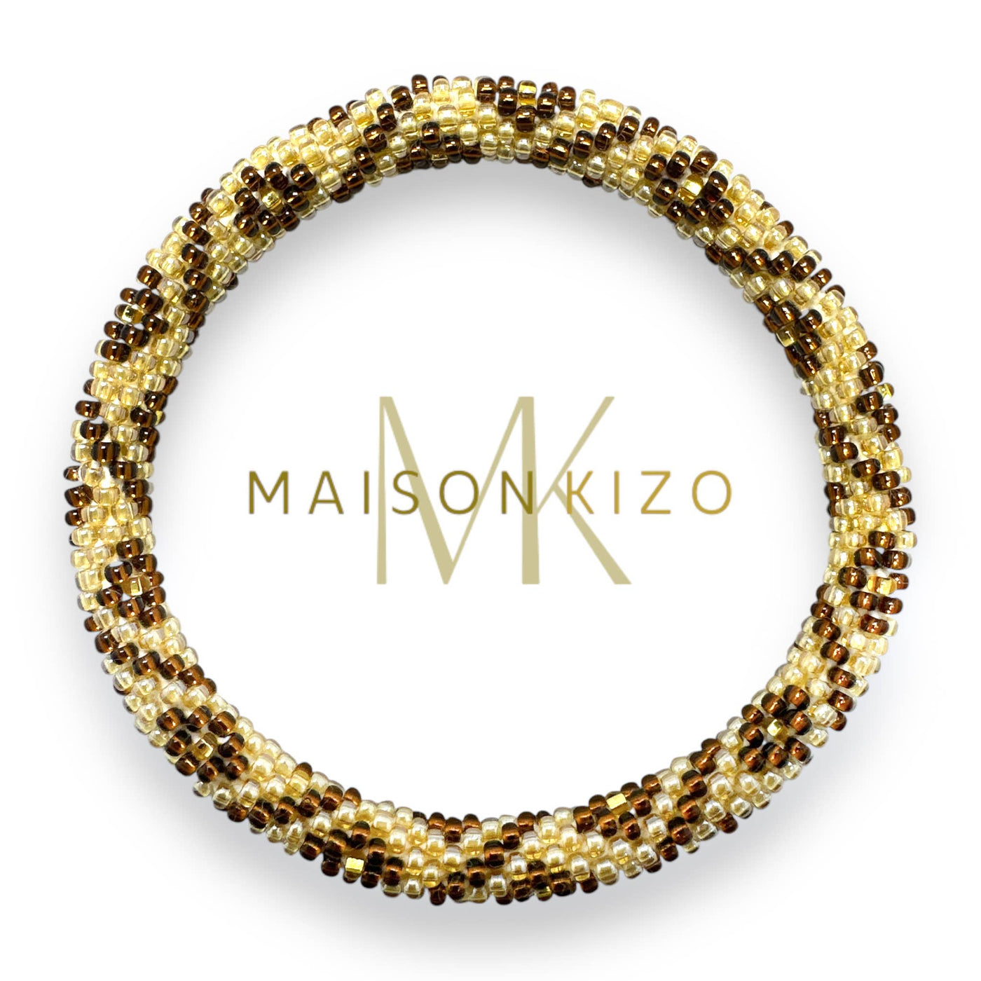 Pulsera nepalí étnica ámbar crudo