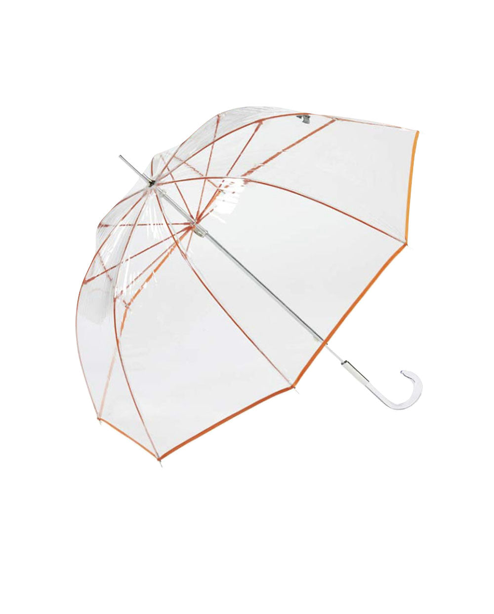Paraguas transparente filo naranja Ezpeleta