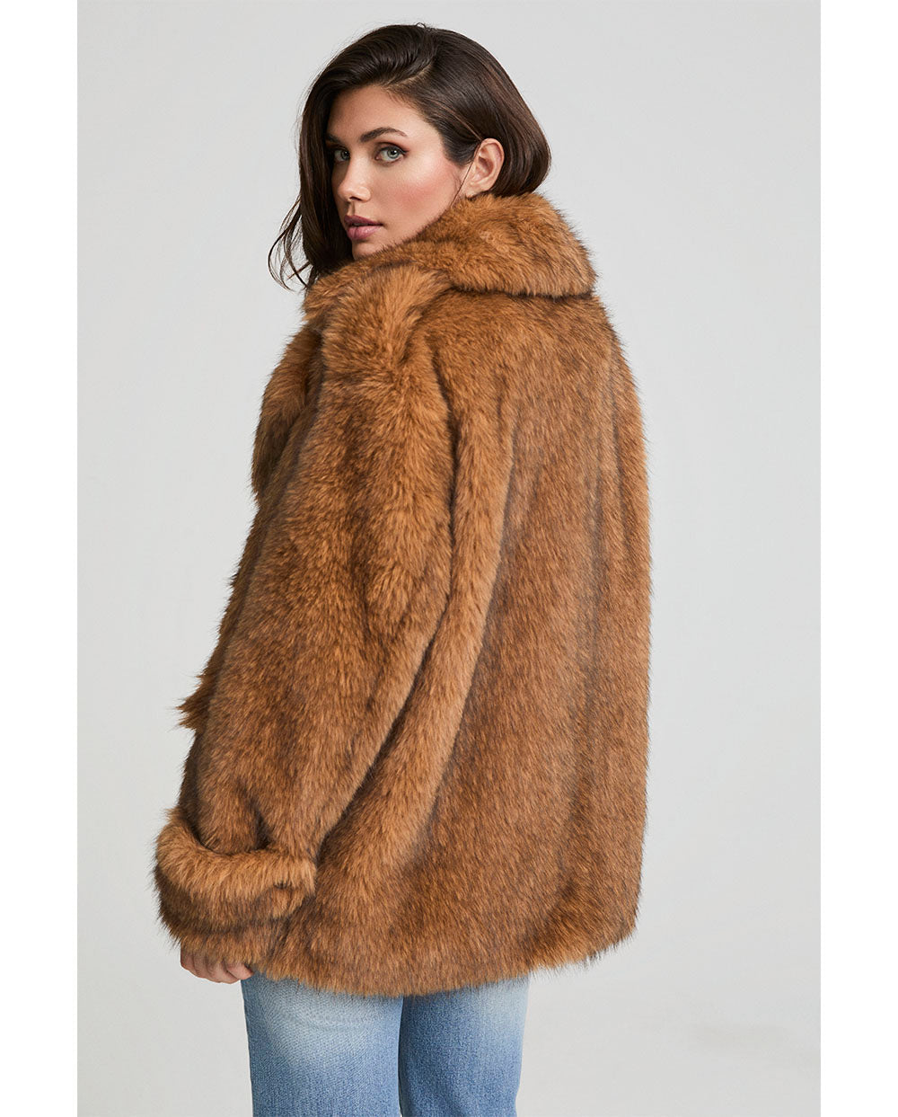 Chaquetón caramel pelo Fetiche Suances