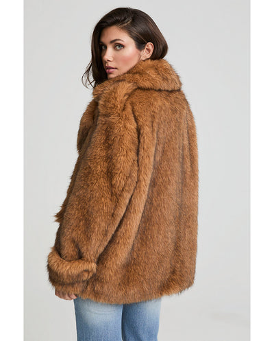 Chaquetón caramel pelo Fetiche Suances